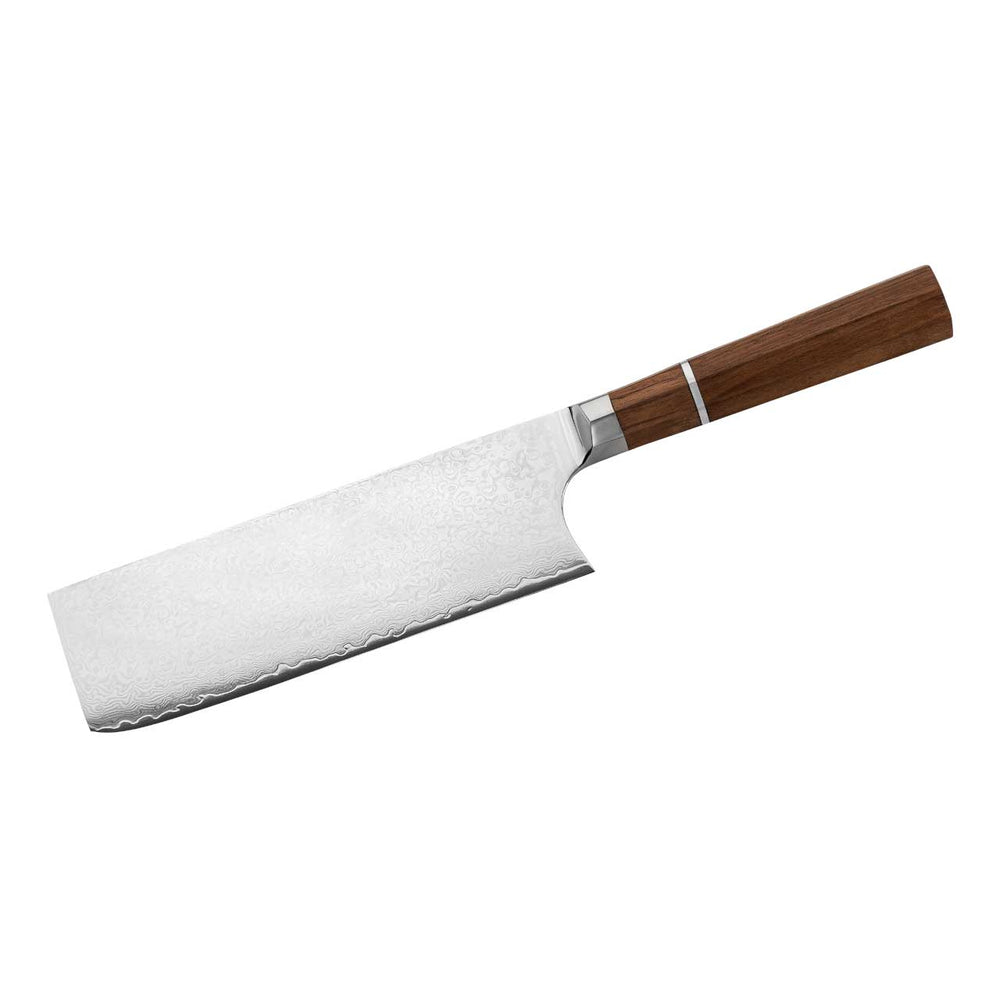 Herbertz CJH Kochmesser Chai Dao, Damast, Walnussholz