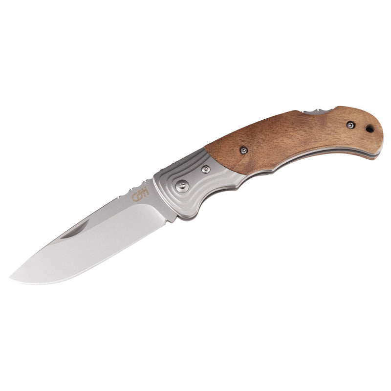 Herbertz CJH Taschenmesser, D2 Walnussholz