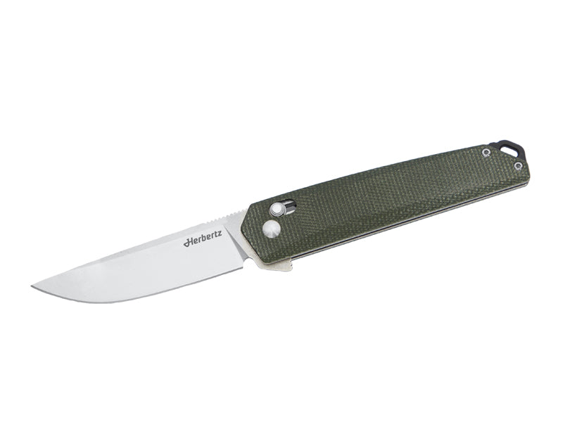 Herbertz Einhandmesser, Micarta, grün