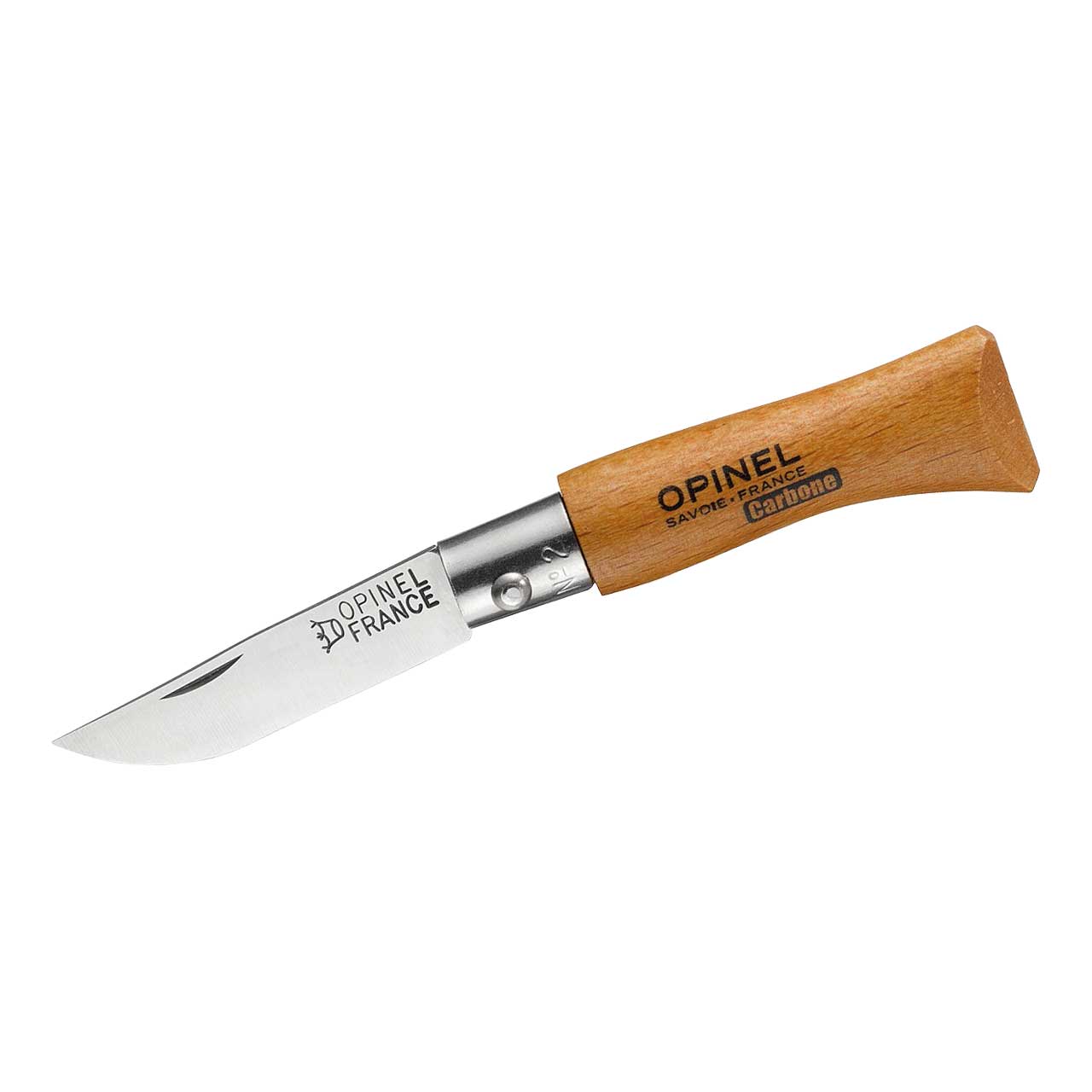 Opinel No 02 Mini-Messer, Carbon