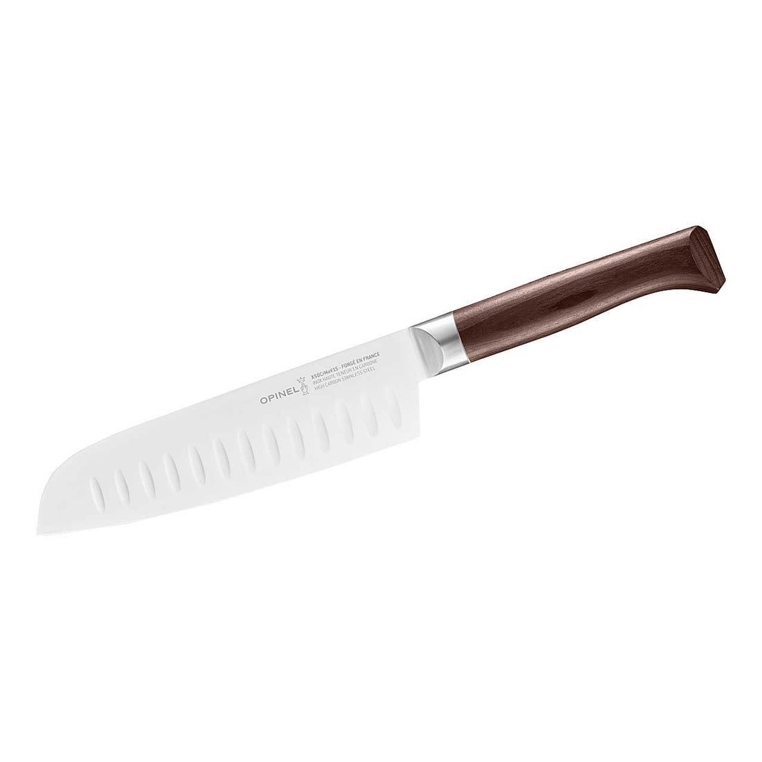 Opinel LES FORGES 1890 Santoku-Messer, Buchenholz