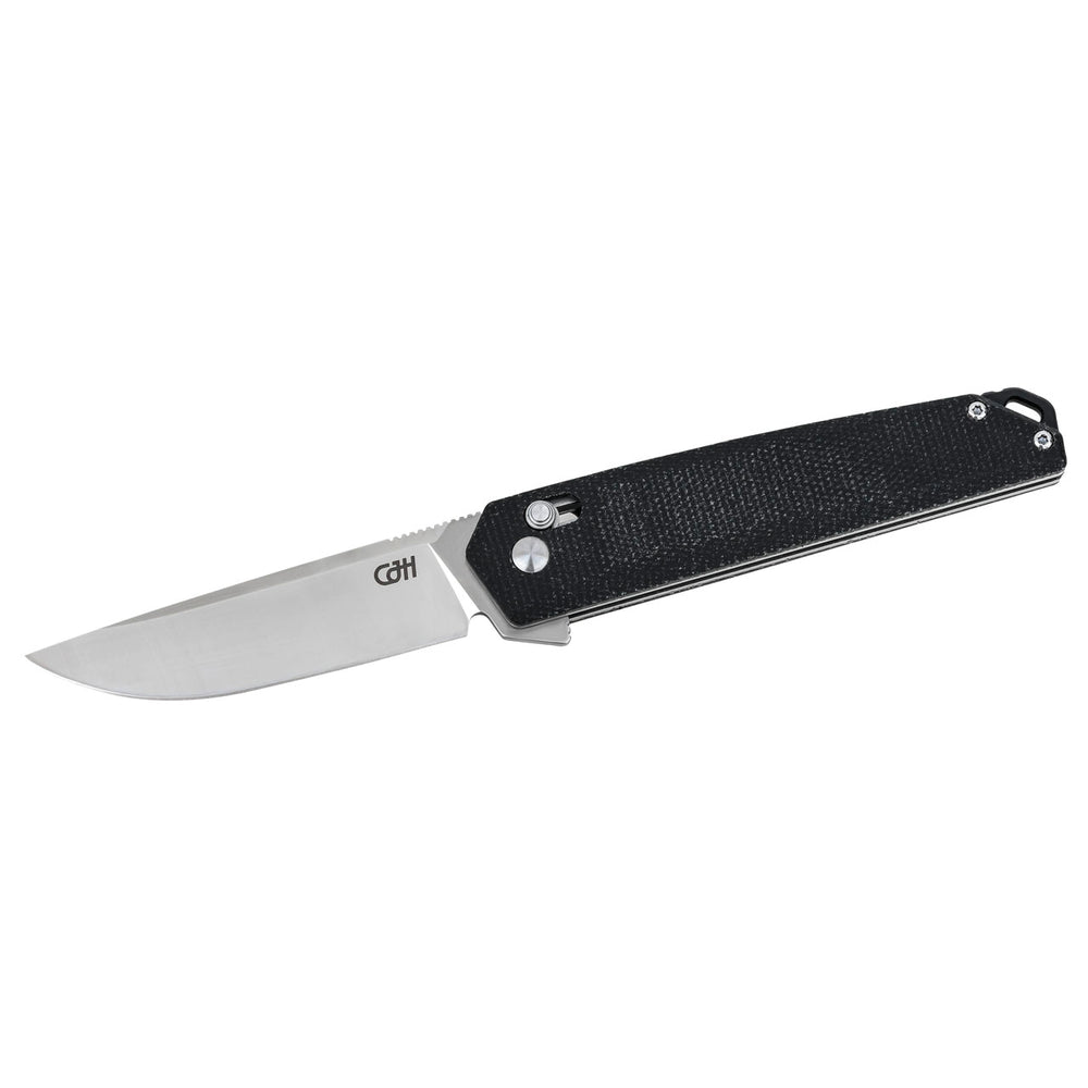 Herbertz CJH Einhandmesser, Micarta, schwarz