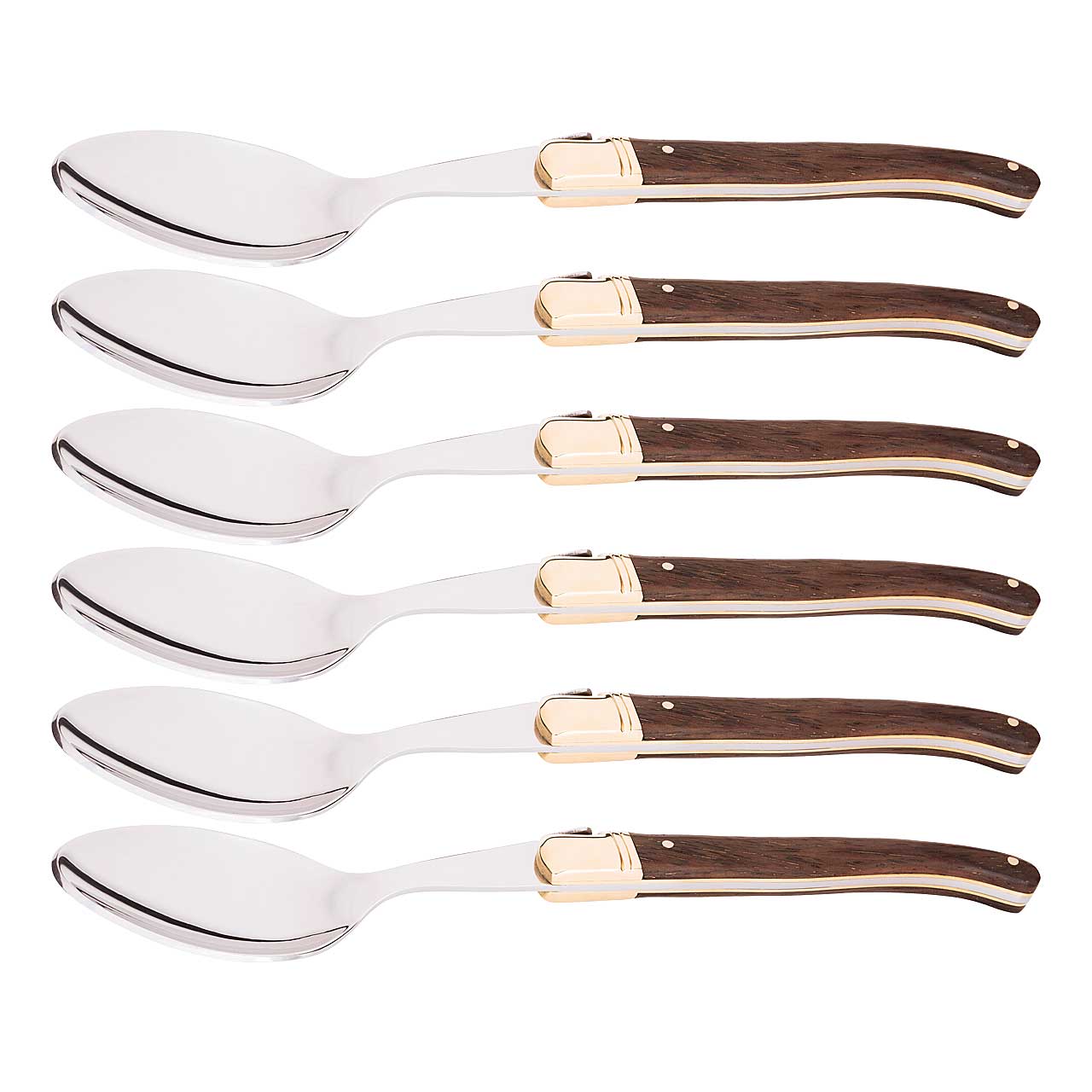 Laguiole Tradition Esslöffel-Set, 6 Stück, Palisander