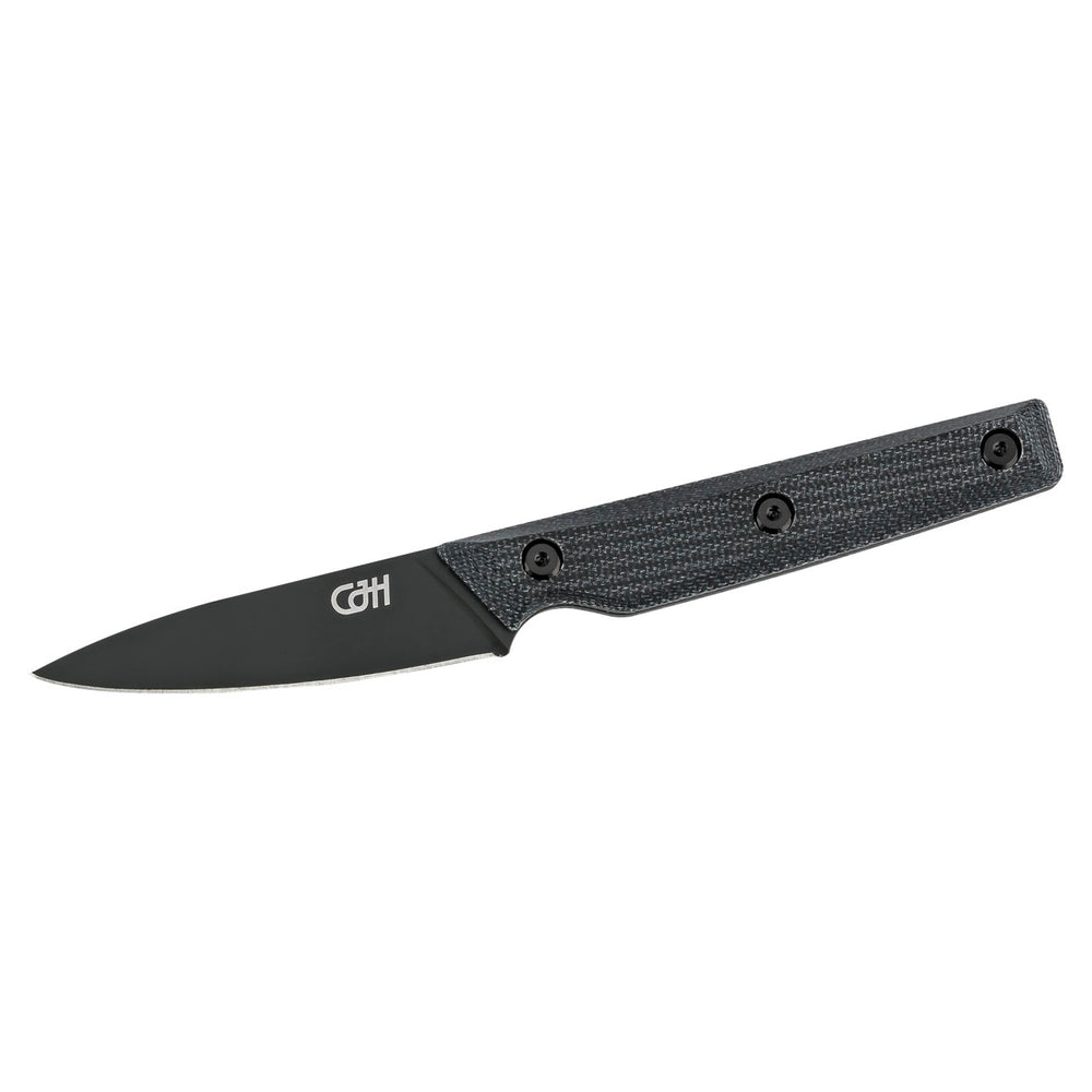 Herbertz CJH Schälmesser, VG10 Stahl, Micarta, schwarz