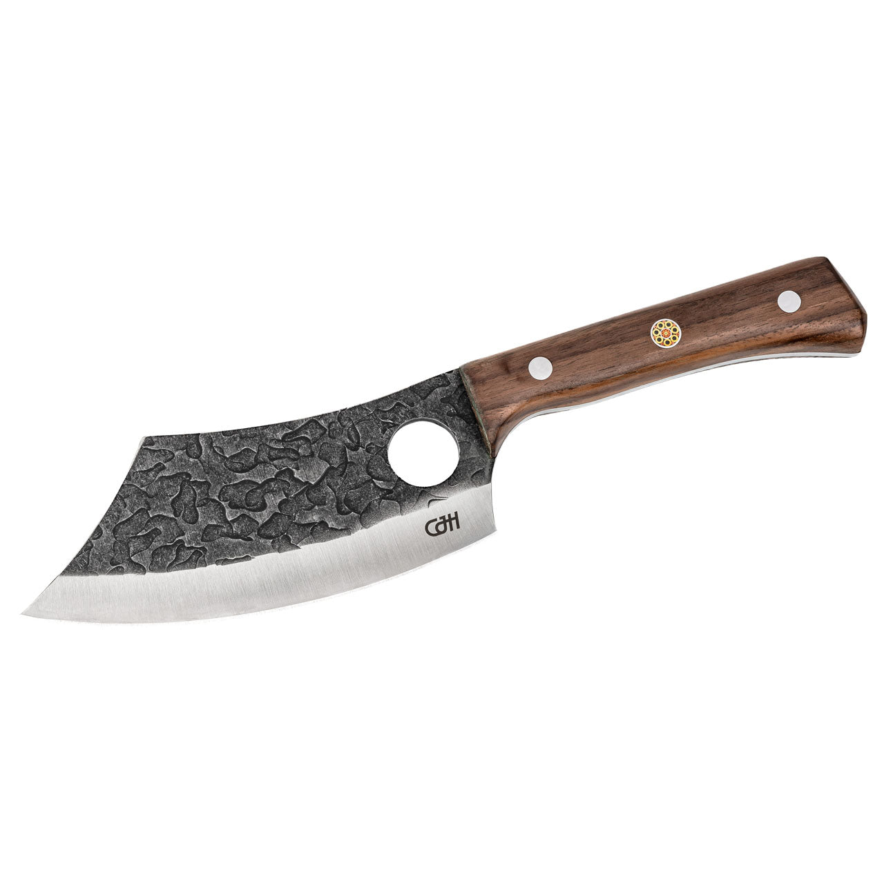 Herbertz CJH Outdoor Kochmesser, Walnussholz