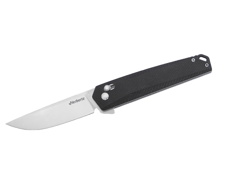 Herbertz Einhandmesser, Micarta, schwarz