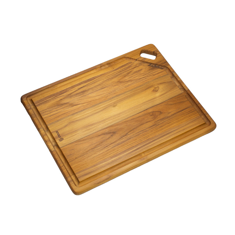 Stolf Teakholz Schneidbrett Elegance Culinary 46cm x 36cm