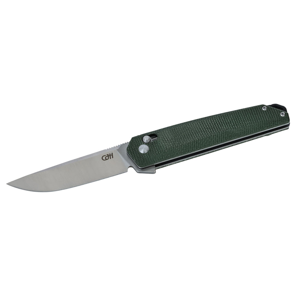Herbertz CJH Einhandmesser, Micarta, grün