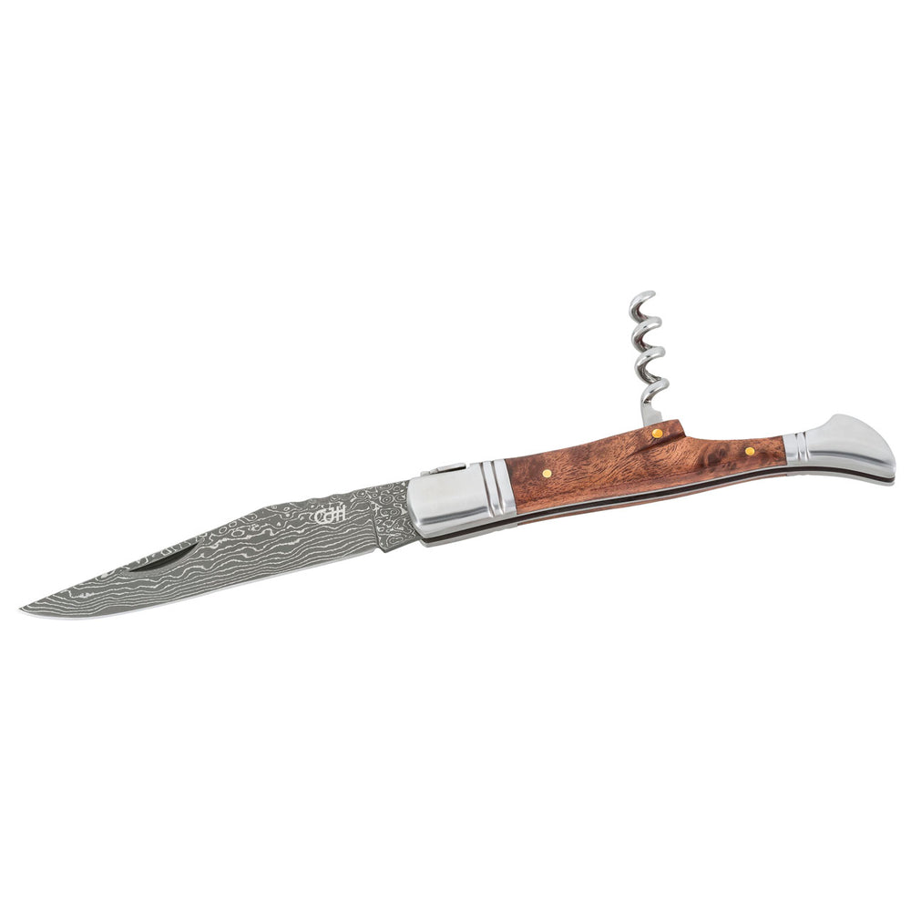 Herbertz CJH Taschenmesser, Damast, Quittenholz