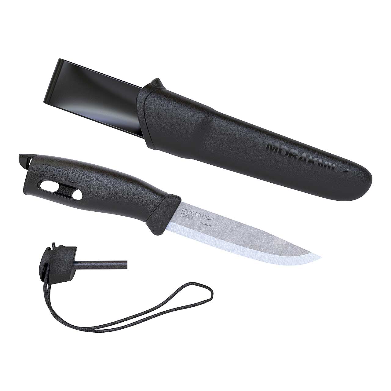 Morakniv COMPANION SPARK (S) Outdoormesser, schwarz