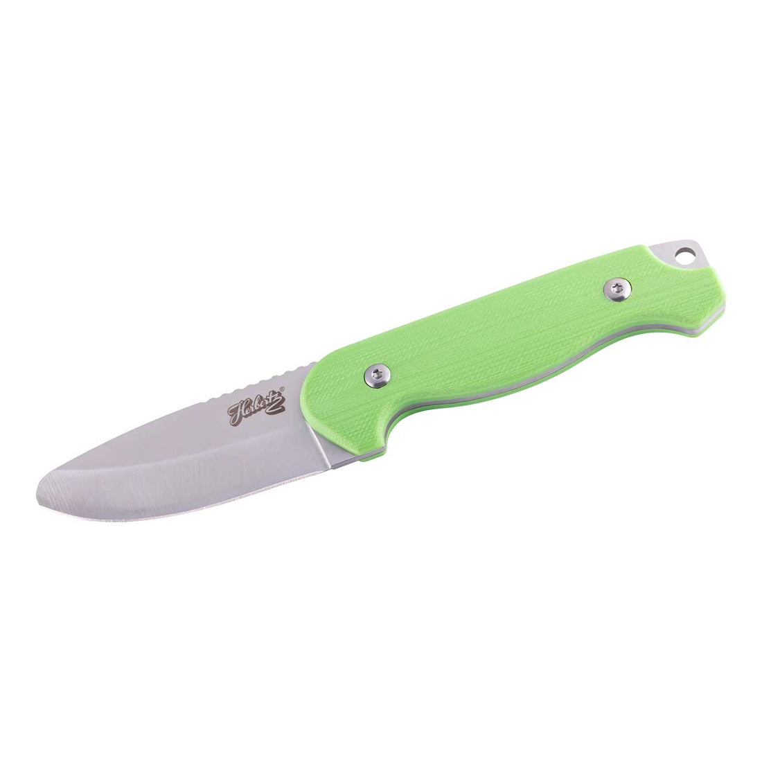 Herbertz Selektion Kindermesser, grün, Nylon-Etui