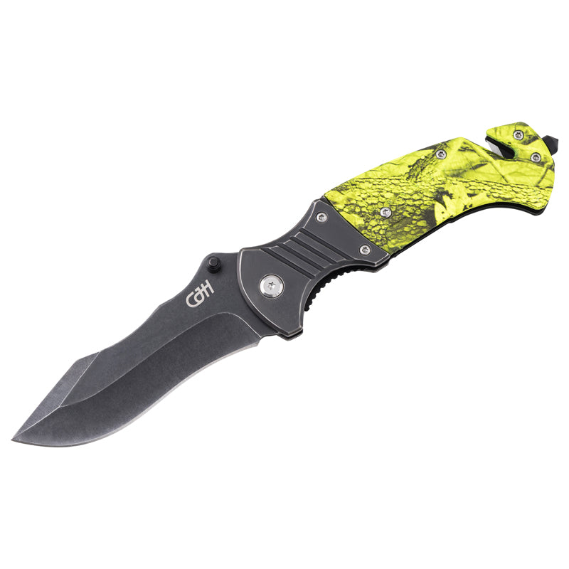 Herbertz CJH Rettungsmesser, Camo/grün