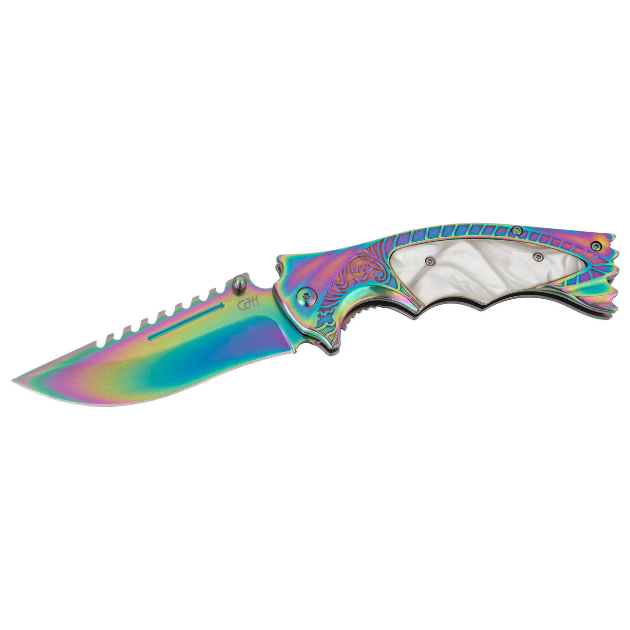 Herbertz CJH Einhandmesser, Rainbow